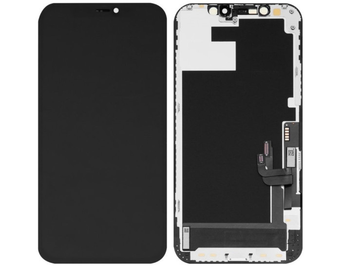 Дисплей с сенсорным экраном (модуль) iPhone 12, iPhone 12 Pro, черный, оригинал