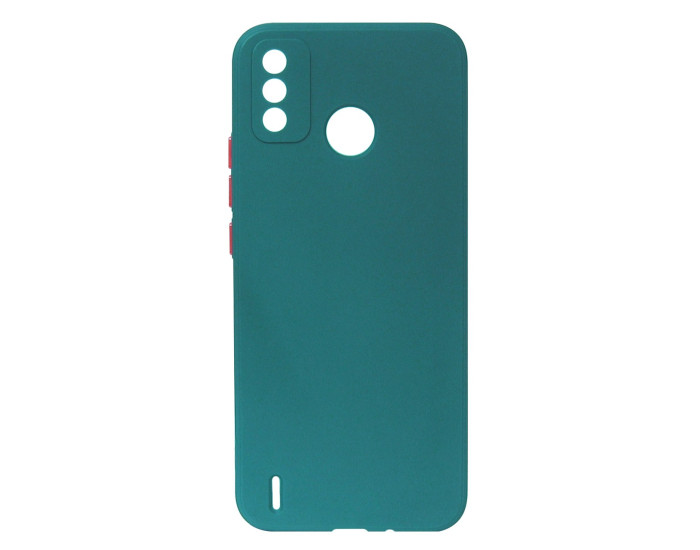 Чохол-силікон Square Cover Soft Matte Full Camera Tecno Spark 6 Go, Зелений