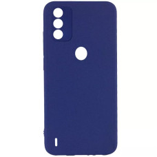Чохол-силікон Square Cover Soft Matte Full Camera Tecno Spark 6 Go, синій