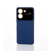 Чехол-силикон CAMERA PROTECTION Vivo Y36 4G, темно-синий