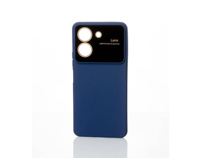 Чехол-силикон CAMERA PROTECTION Vivo Y36 4G, темно-синий