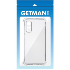 Чехол-силикон Getman Ease logo усиленные углы Vivo V51a, прозрачный