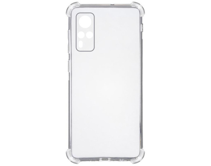 Чехол-силикон Getman Ease logo усиленные углы Vivo V51a, прозрачный