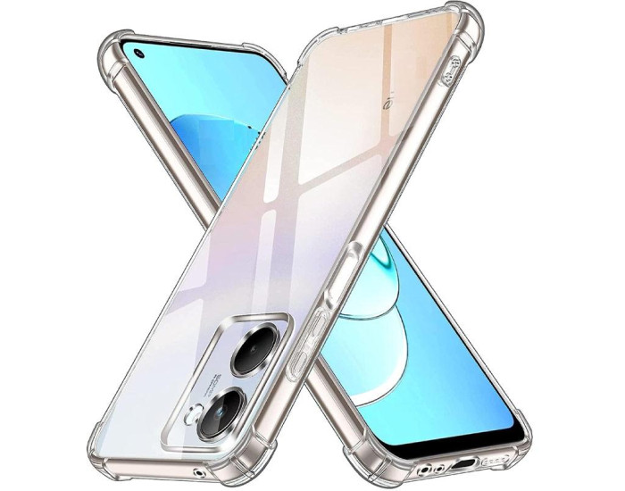 Чехол-силикон Getman Ease logo усиленные углы Vivo Y36, прозрачный