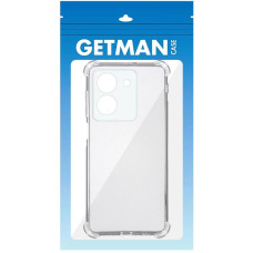 Чехол-силикон Getman Ease logo усиленные углы Vivo Y36, прозрачный