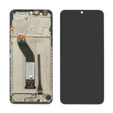 Дисплей с сенсорным экраном (модуль) Xiaomi Redmi 14C /Redmi A3 Pro /Poco C75, черный с рамкой, оригинал, сервисная упаковка GXQC, версия XL-N