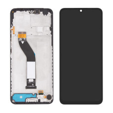 Дисплей с сенсорным экраном (модуль) Xiaomi Redmi 14C /Redmi A3 Pro /Poco C75, черный с рамкой, оригинал, сервисная упаковка GXQC, версия XL-N1