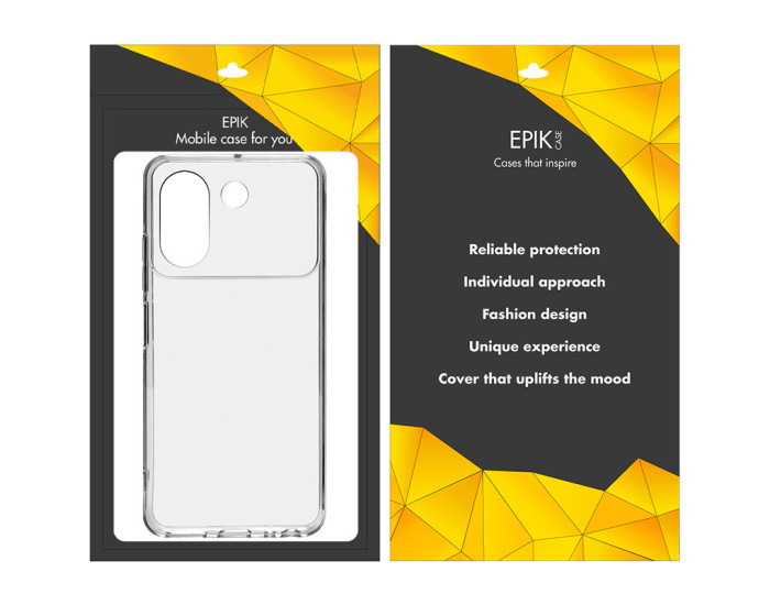 Чохол-силікон Epic Transparent 1,5mm ZTE Blade A54 4G, Прозорий