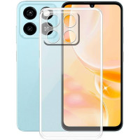 Чохол-силікон Epic Transparent 1,5mm ZTE Blade A55 4G, Прозорий