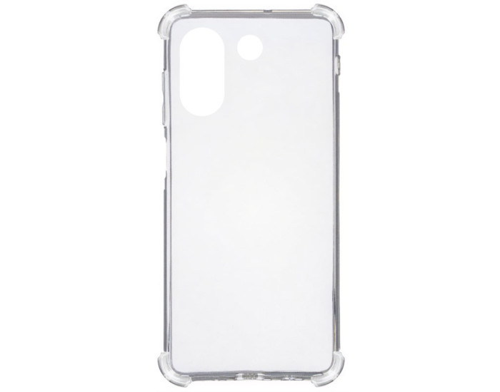 Чохол-силікон Getman Ease logo посилені кути ZTE Blade A54 4G, Прозорий