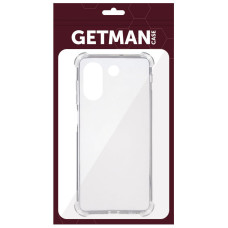 Чохол-силікон Getman Ease logo посилені кути ZTE Blade A54 4G, Прозорий