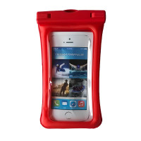 Чехол силиконовый водонепрониацаемый Waterproof Color side, красный