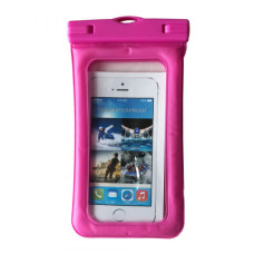 Чехол силиконовый водонепрониацаемый Waterproof Color side, розовый