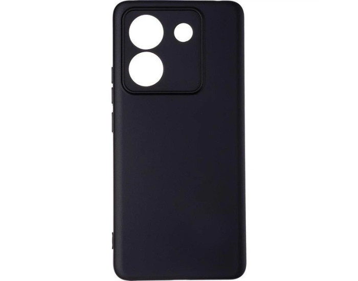 Чехол-силикон оригинал Full Cover Soft Matte Xiaomi Poco M7 Pro 5G, Black