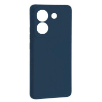 Чехол-силикон оригинал Full Cover Soft Matte Xiaomi Poco M7 Pro 5G, Navy blue