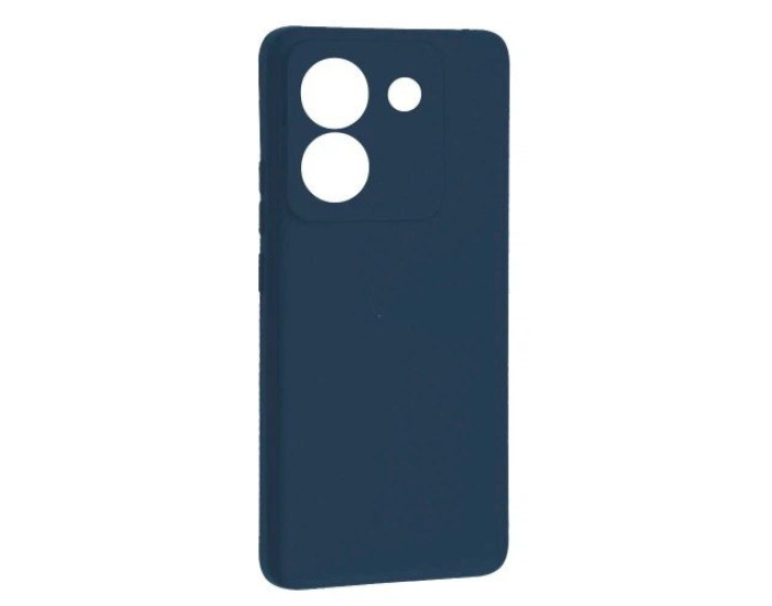 Чехол-силикон оригинал Full Cover Soft Matte Xiaomi Poco M7 Pro 5G, Navy blue