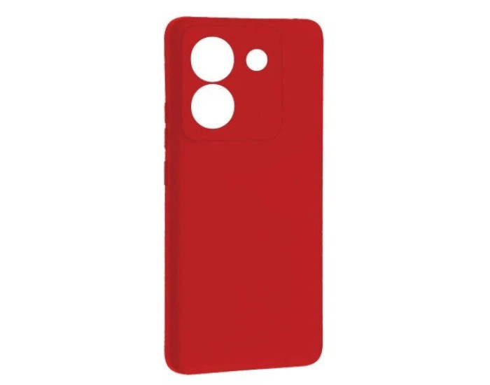 Чехол-силикон оригинал Full Cover Soft Matte Xiaomi Poco M7 Pro 5G, Red