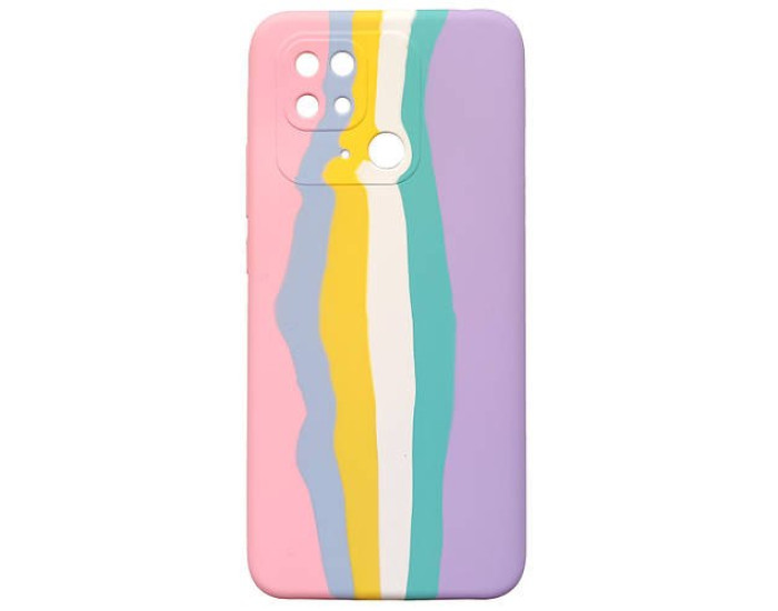 Чехол-силикон оригинал Rainbow Full Soft Matte Xiaomi Redmi 10C №3