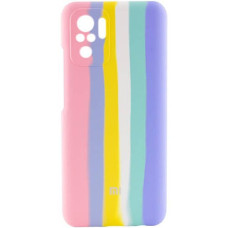 Чехол-силикон оригинал Colorfull Full Soft Matte Xiaomi Redmi Note 10/10S, Rainbow