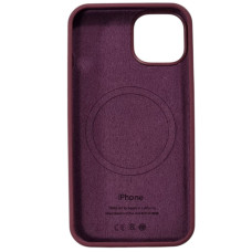 Чехол-силикон оригинал Full Soft Matte with MagSafe iPhone 14, сливовый
