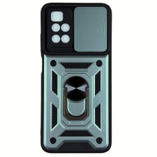 Чехол-Ударопрочный Camshield Serge Ring Xiaomi Redmi 10, зеленый