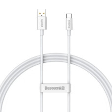 Кабель USB Baseus Superior Series Charging Data Cable USB to Type-C (100W/1,5m) (P10320102214-02) White