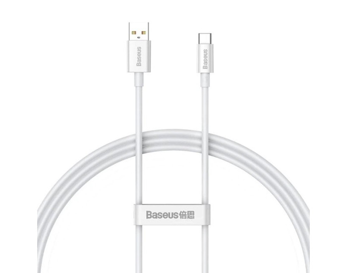 Кабель USB Baseus Superior Series Charging Data Cable USB to Type-C (100W/1,5m) (P10320102214-02) White