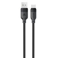 Кабель USB Acefast C16-04 TPE USB to Type-C (3A/1.2m) черный