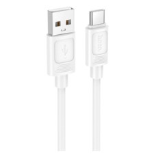 Кабель USB Hoco X122 Benefit silicone charging USB to Type-C (3A/1m) белый