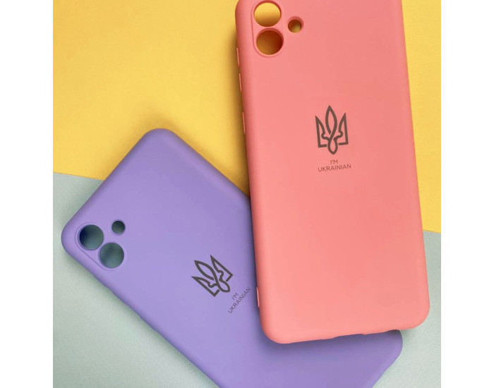 Чохол-силікон Full Soft Case (Ukrainian) Xiaomi Redmi A1, Pink