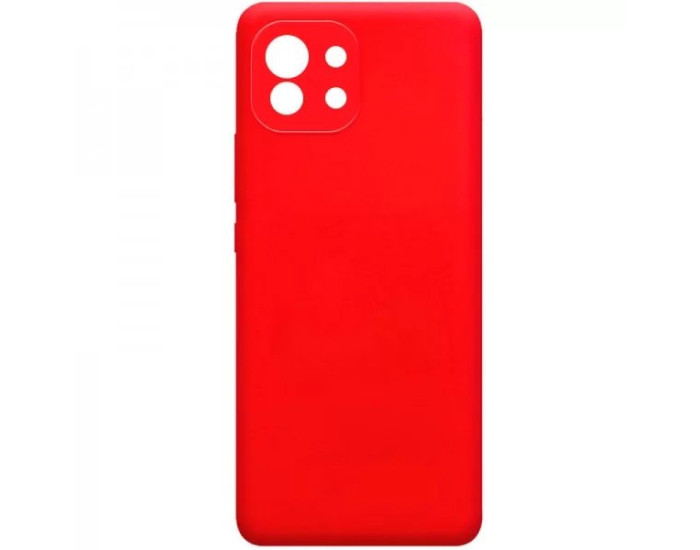 Чехол-силикон оригинал Full Camera Soft Matte Xiaomi Mi11, Red