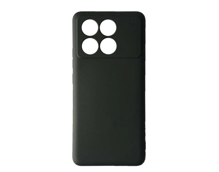 Чехол-силикон оригинал Full Soft Matte Xiaomi Poco X6 Pro 5G, Black