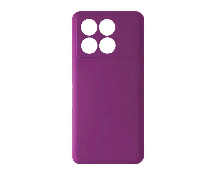 Чехол-силикон оригинал Full Soft Matte Xiaomi Poco X6 Pro 5G, Grape
