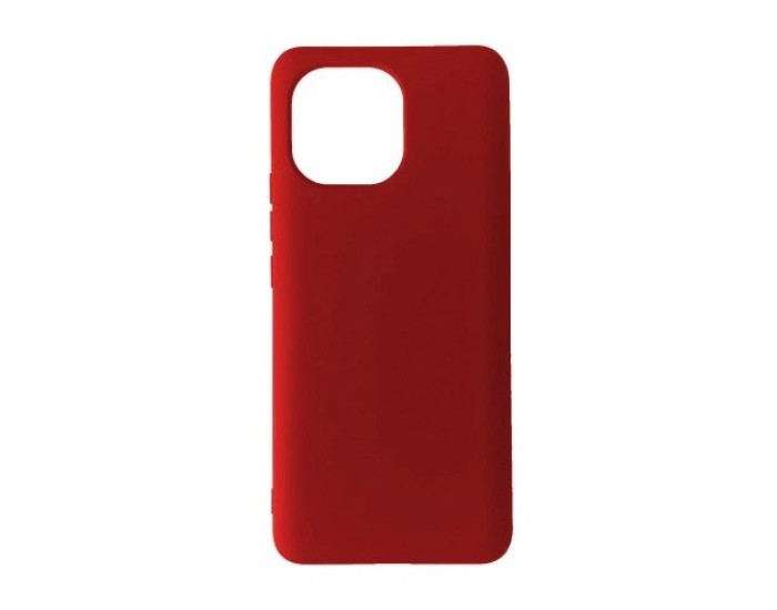 Чехол-силикон оригинал Full Soft Matte Xiaomi Mi11, Red 