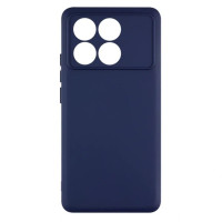 Чехол-силикон оригинал Full Soft Matte Xiaomi Poco X6 Pro 5G, Navy blue