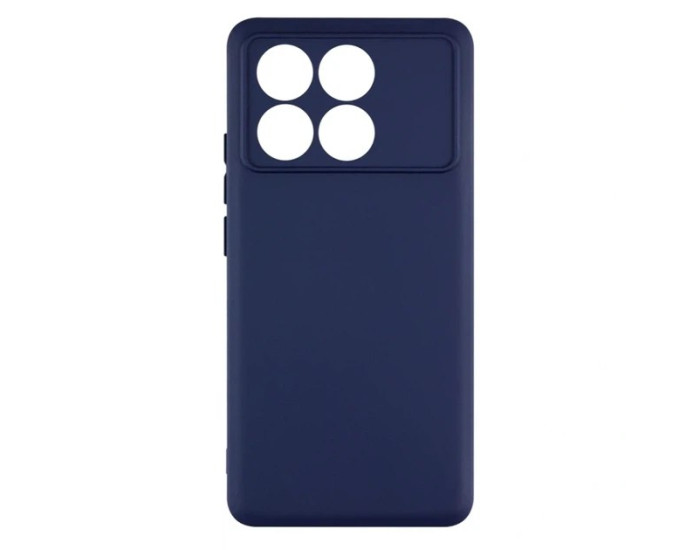 Чехол-силикон оригинал Full Soft Matte Xiaomi Poco X6 Pro 5G, Navy blue