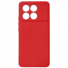 Чехол-силикон оригинал Full Soft Matte Xiaomi Poco X6 Pro 5G, Red