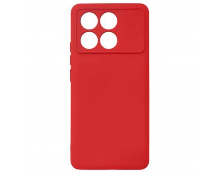 Чехол-силикон оригинал Full Soft Matte Xiaomi Poco X6 Pro 5G, Red