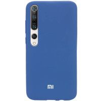 Чехол-силикон оригинал Soft Matte Xiaomi Mi10, Dark blue