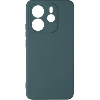 Чохол-силікон оригінал Full Camera Soft Case Xiaomi Redmi Note 14 4G (UA/Europe) Темно-Зелений