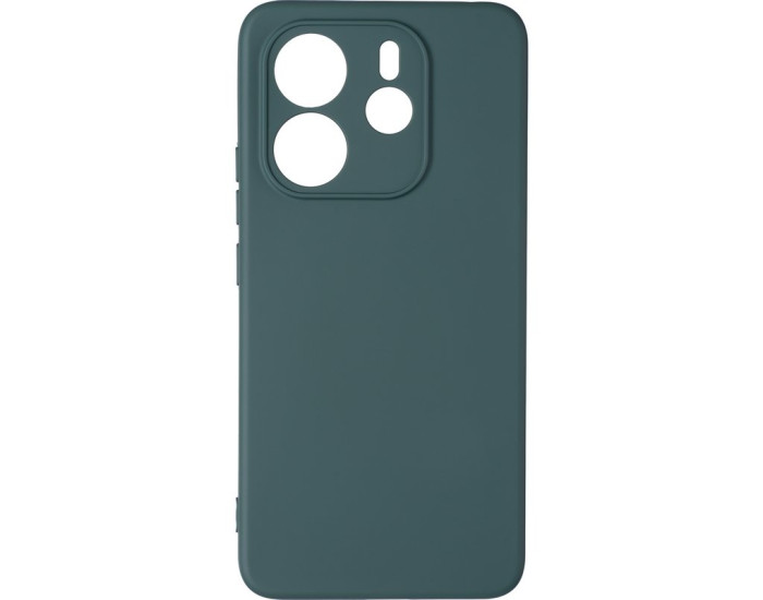 Чохол-силікон оригінал Full Camera Soft Case Xiaomi Redmi Note 14 4G (UA/Europe) Темно-Зелений