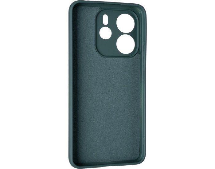 Чохол-силікон оригінал Full Camera Soft Case Xiaomi Redmi Note 14 4G (UA/Europe) Темно-Зелений