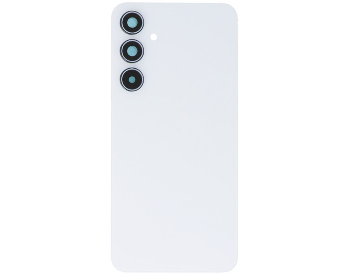 Задня панель корпуси для Samsung A356 /A556, біла Ice blue з склом камери