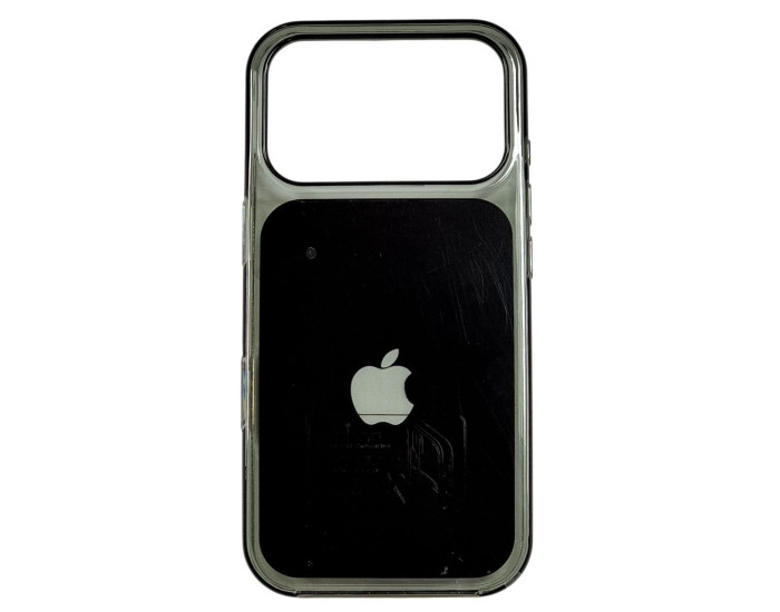 Чехол-силикон Clear Case with MagSafe and Animation iPhone 17 Pro /18 Pro, Shadow black