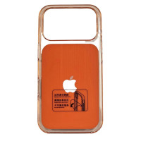 Чехол-силикон Clear Case with MagSafe and Animation iPhone 17 Pro /18 Pro, Shadow orange