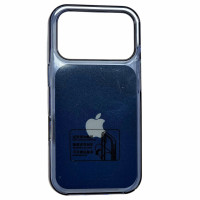 Чохол-силікон Clear Case with MagSafe and Animation iPhone 17 Pro Max /18 Pro Max, Shadow blue