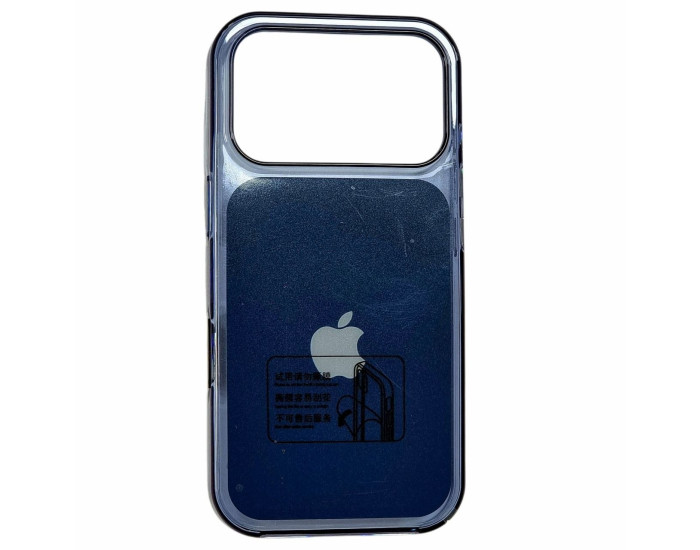 Чехол-силикон Clear Case with MagSafe and Animation iPhone 17 Pro Max /18 Pro Max, Shadow blue