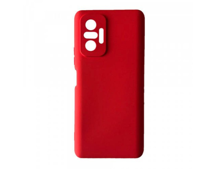 Чехол-силикон оригинал Full Sof Case Xiaomi Redmi Note 10 Pro /Note 10 Pro Max, Red