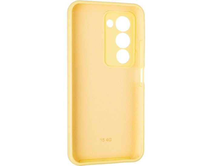 Чохол-силікон оригінал 99% Soft Matte Xiaomi Redmi 15 (EU 171mm) Жовтий