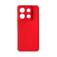 Чохол-силікон оригінал Cover Silk CH Full Soft Matte Xiaomi Redmi Note 13 Pro 5G /Poco X6 5G, червоний